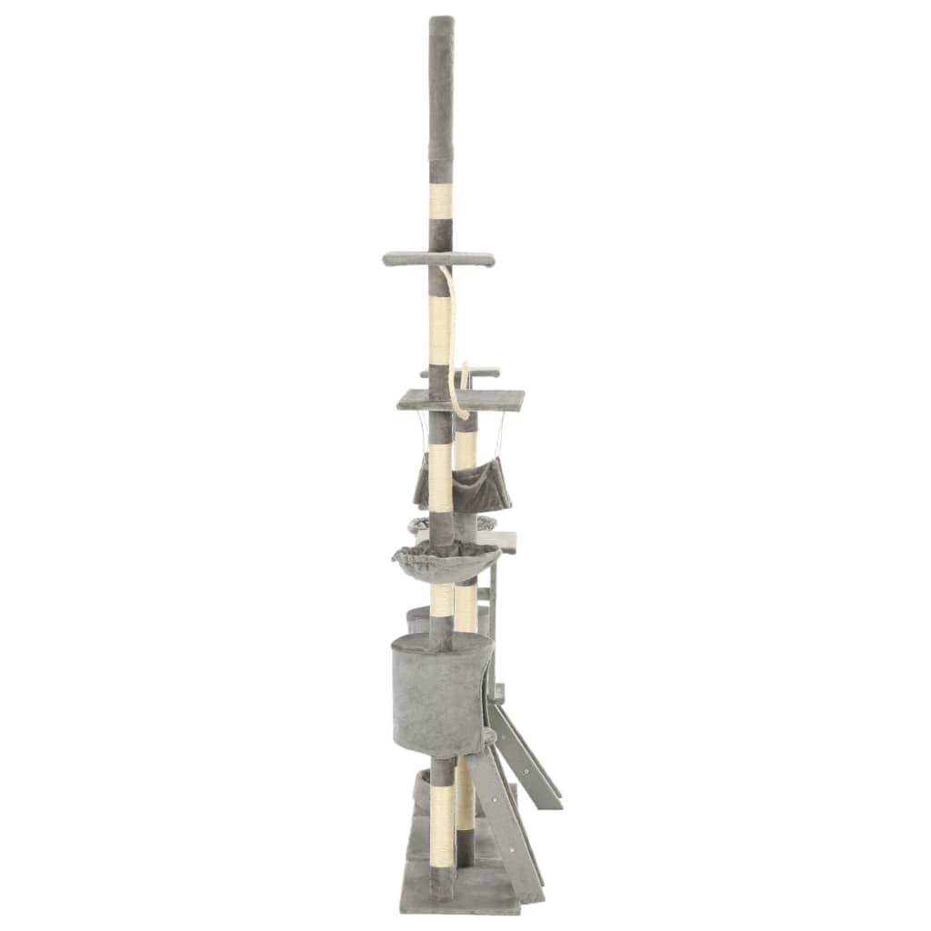 Katträd med klöspelare i sisal 230-250 cm grå