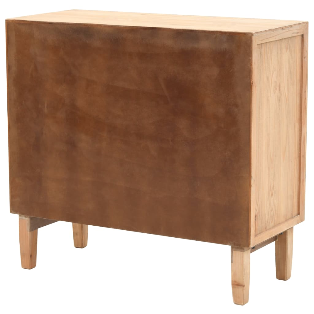 Byrå massivt granträ 80x36x75 cm