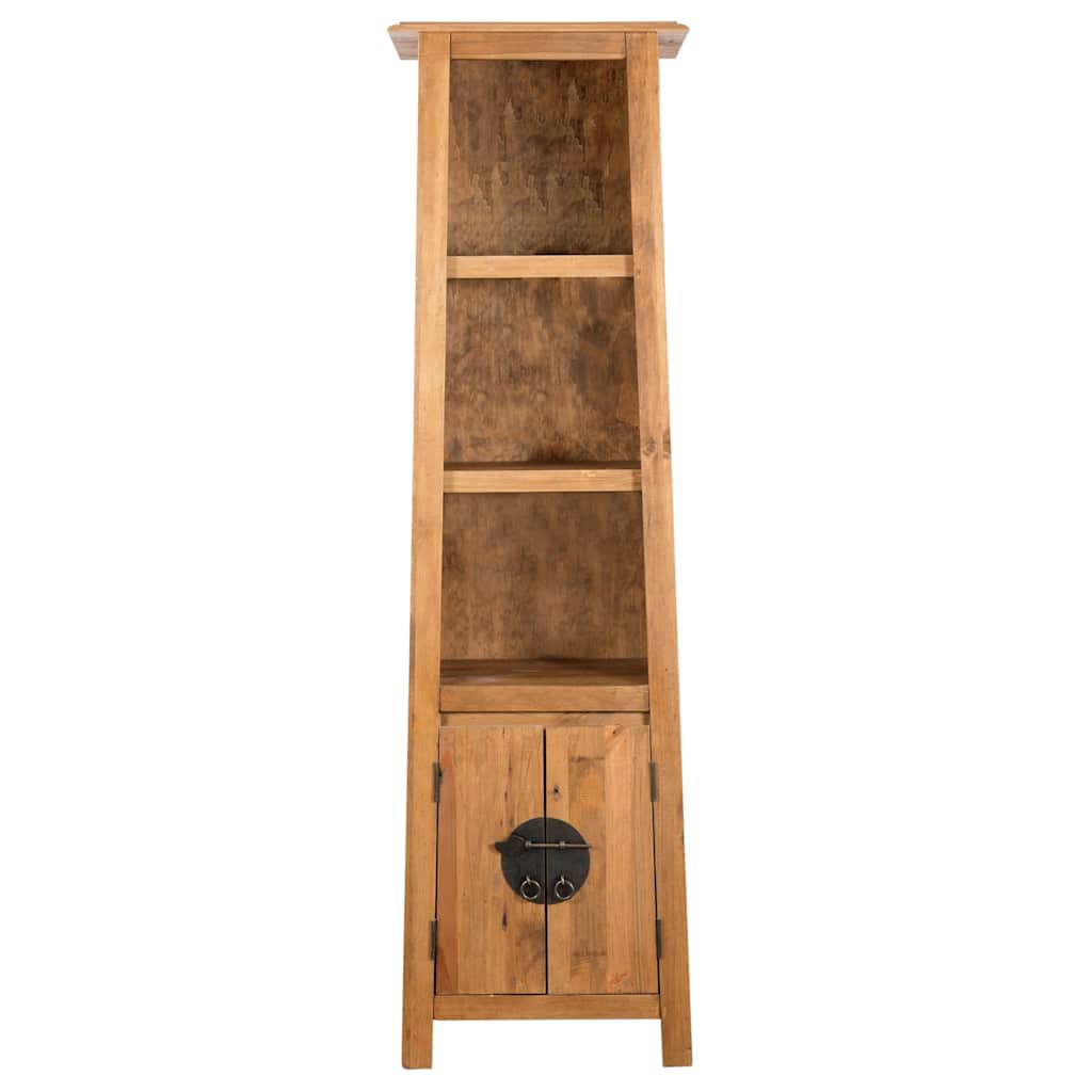 Fristående badrumsskåp massiv furu 48x32x170 cm