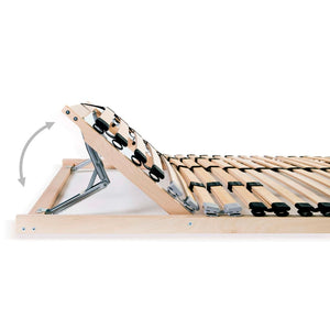 Ribbotten utan madrass med 28 ribbor 7 zoner 100x200 cm