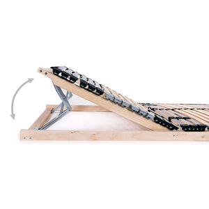 Ribbotten utan madrass med 42 ribbor 7 zoner 70x200 cm