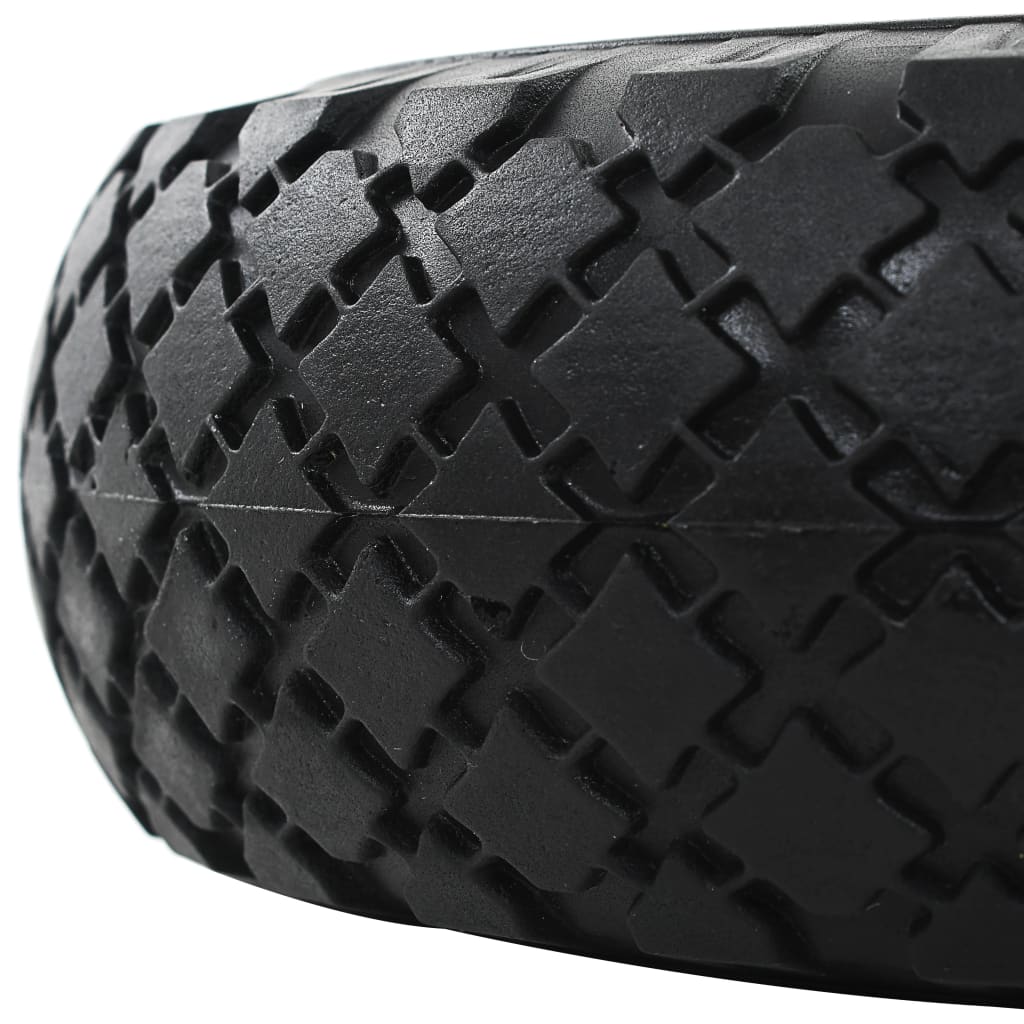 Hjul för säckkärra 4 st massiv PU 3.00-4 (260x85)