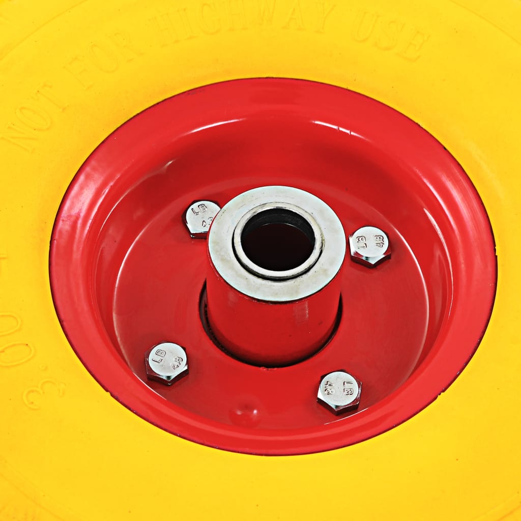 Hjul för säckkärra 4 st massiv PU 3.00-4 (245x82)