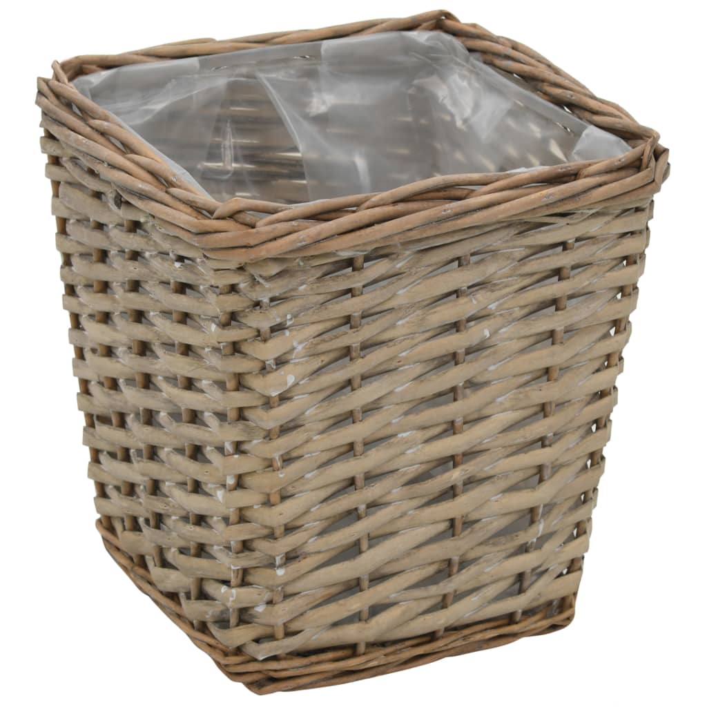 Blomlåda upphöjd 3 st korg med PE-foder