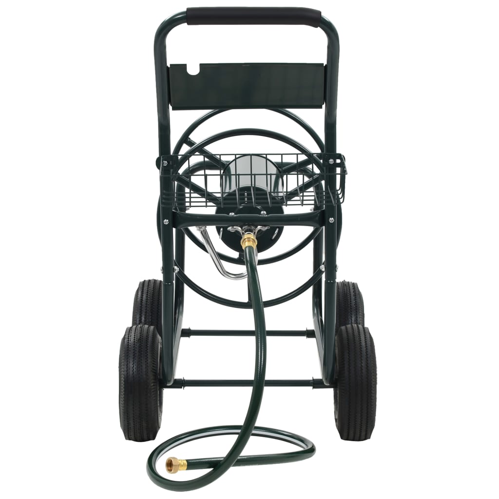 Slangvagn med 1/2" slangkoppling 75 m stål