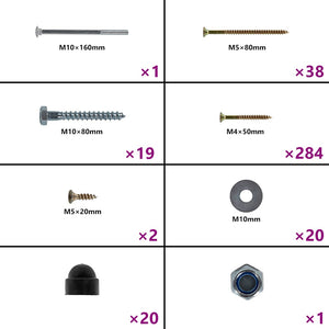 Gungsitsar med rep 2 st blå 37x15 cm polyeten