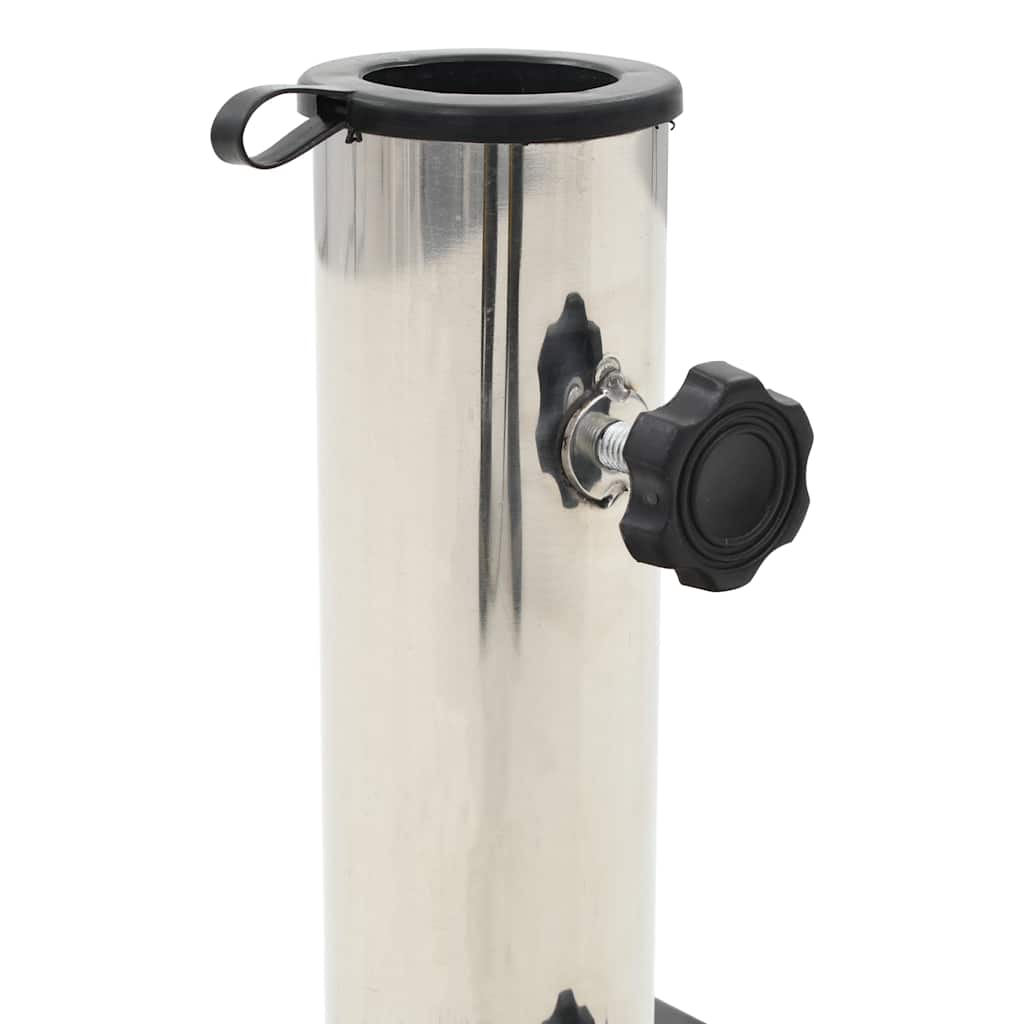 Parasollfot granit 28,5 kg fyrkantig svart