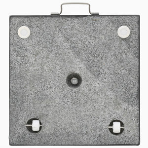 Parasollfot granit 28,5 kg fyrkantig svart