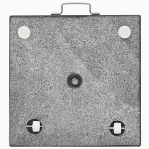 Parasollfot granit 28,5 kg fyrkantig svart