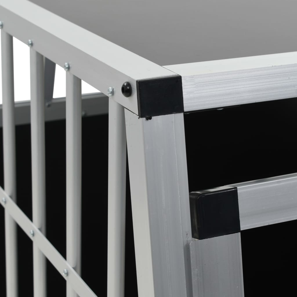 Hundbur med enkel dörr 65x91x69,5 cm