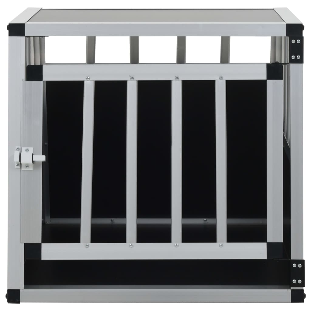 Hundbur med enkel dörr 54x69x50 cm