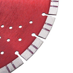 Diamantklinga med Turbo Steel och hål 350 mm