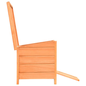 Katthus massiv furu och granträ 50x46x43,5 cm