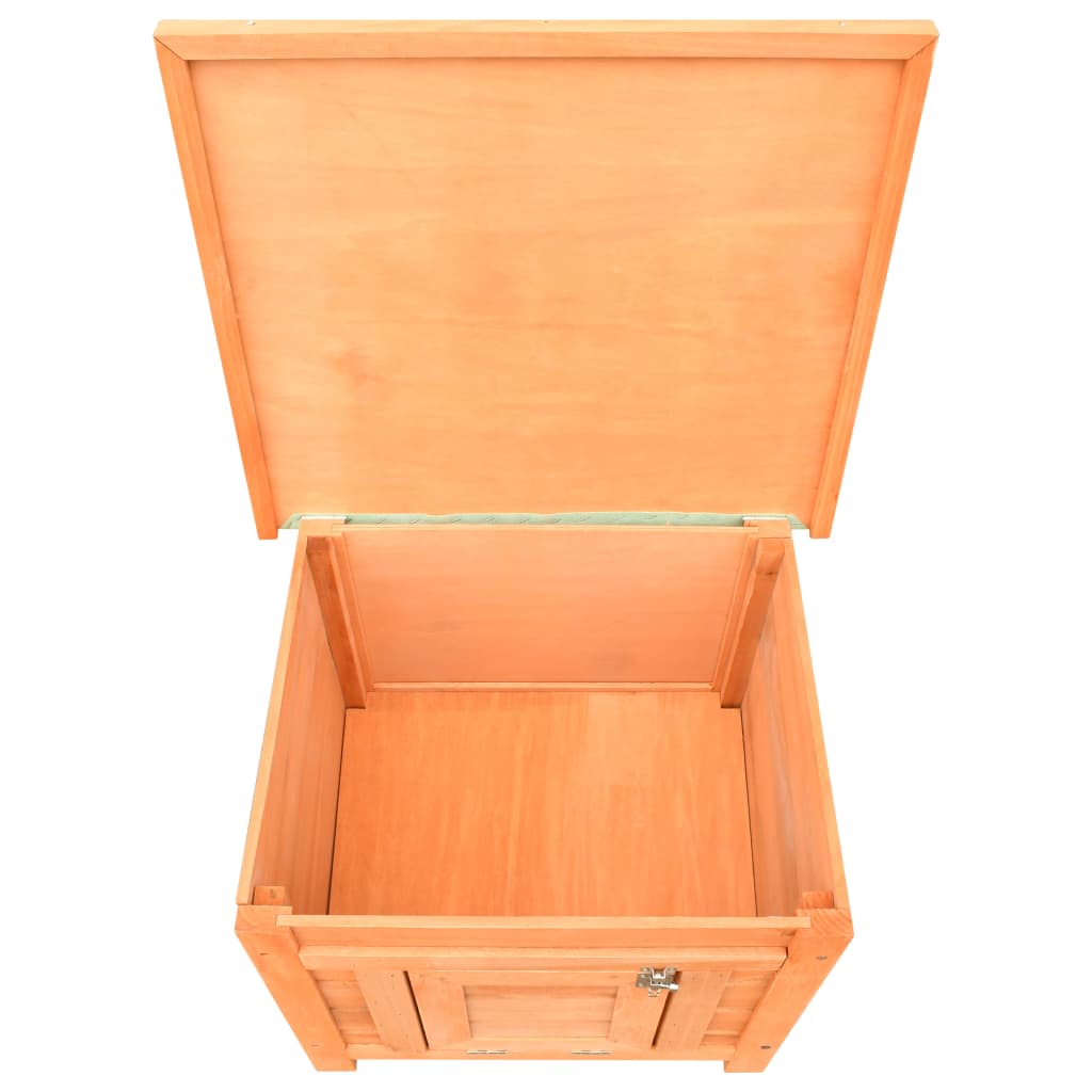 Katthus massiv furu och granträ 50x46x43,5 cm