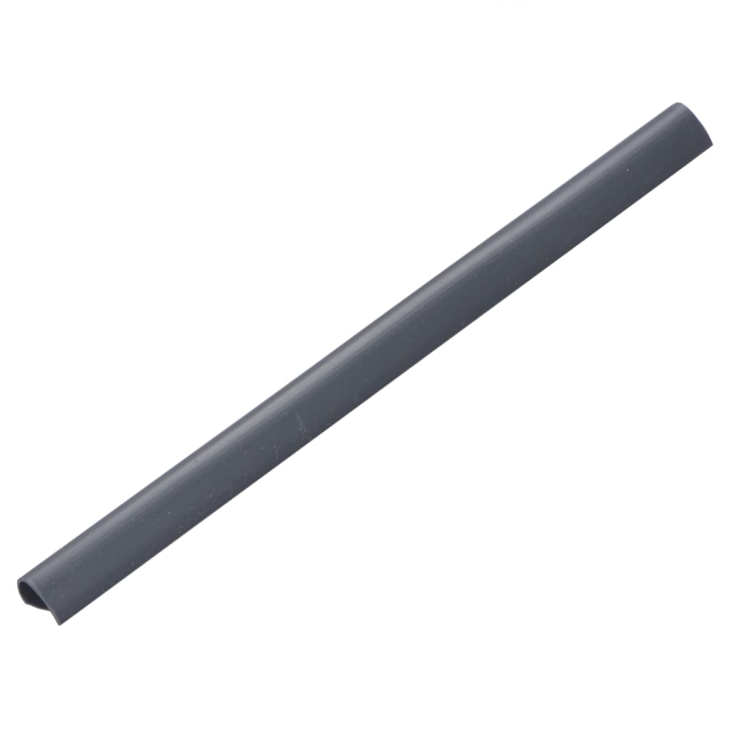 Klämmor för insynsskydd 100 st PVC antracit