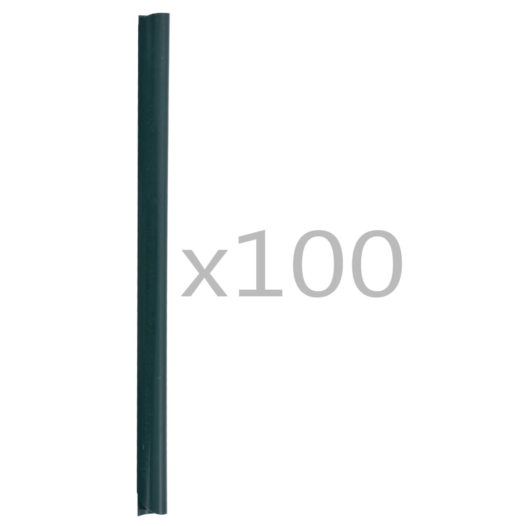 Klämmor för insynsskydd 100 st PVC grön