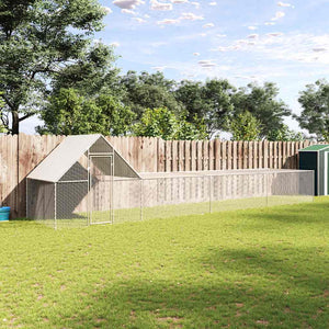 Hönsbur 8x2x2 m galvaniserat stål