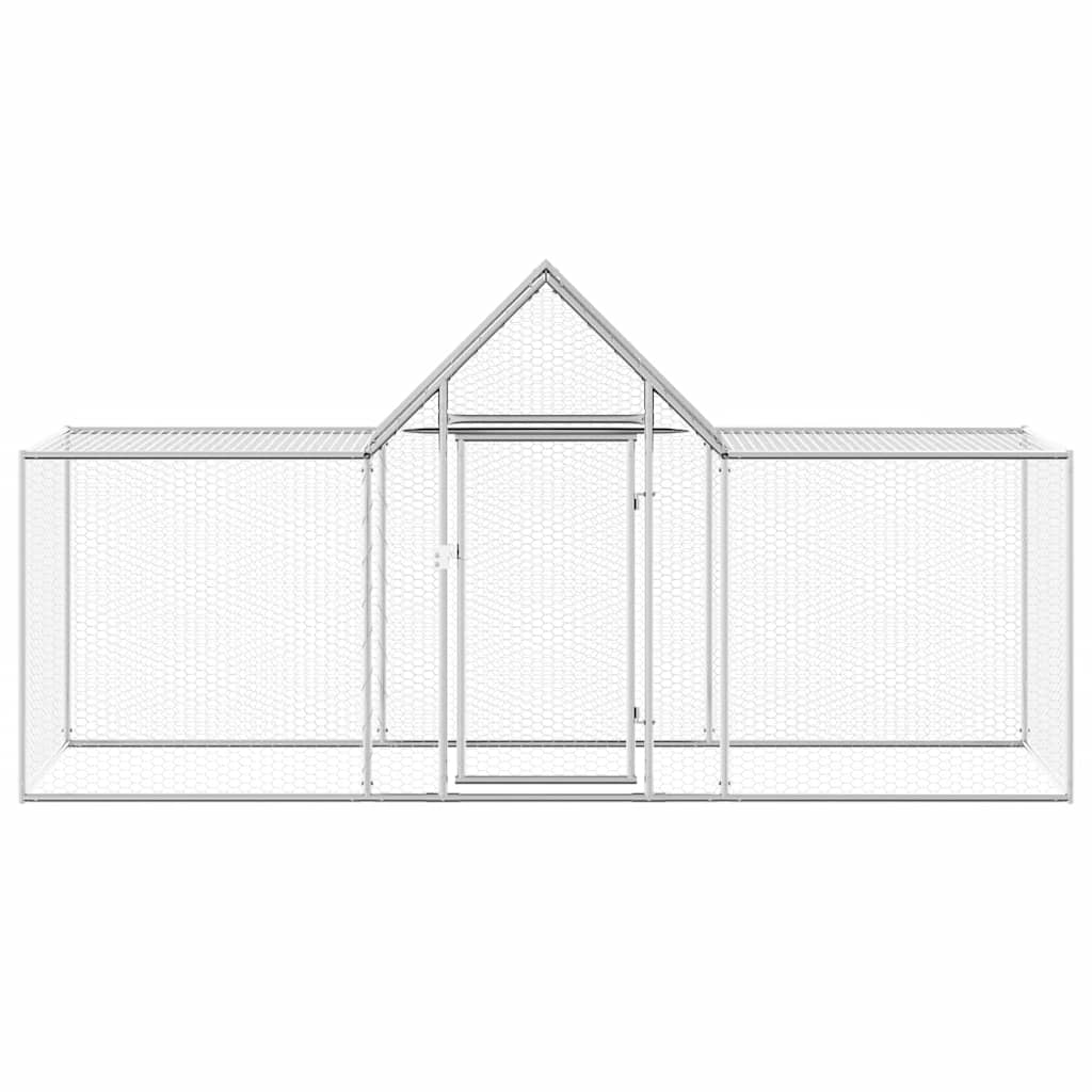 Hönsbur 3x1x1,5 m galvaniserat stål