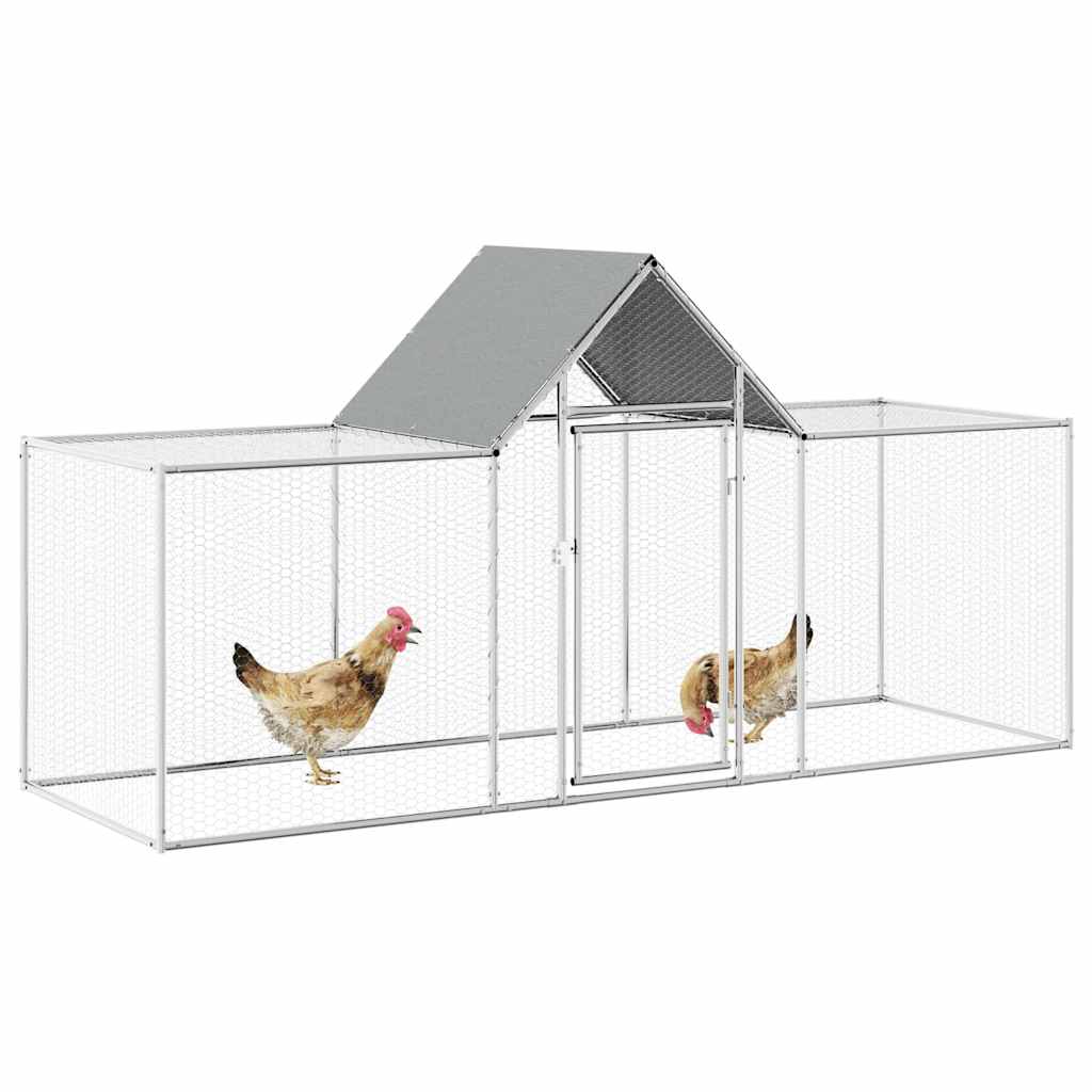 Hönsbur 3x1x1,5 m galvaniserat stål