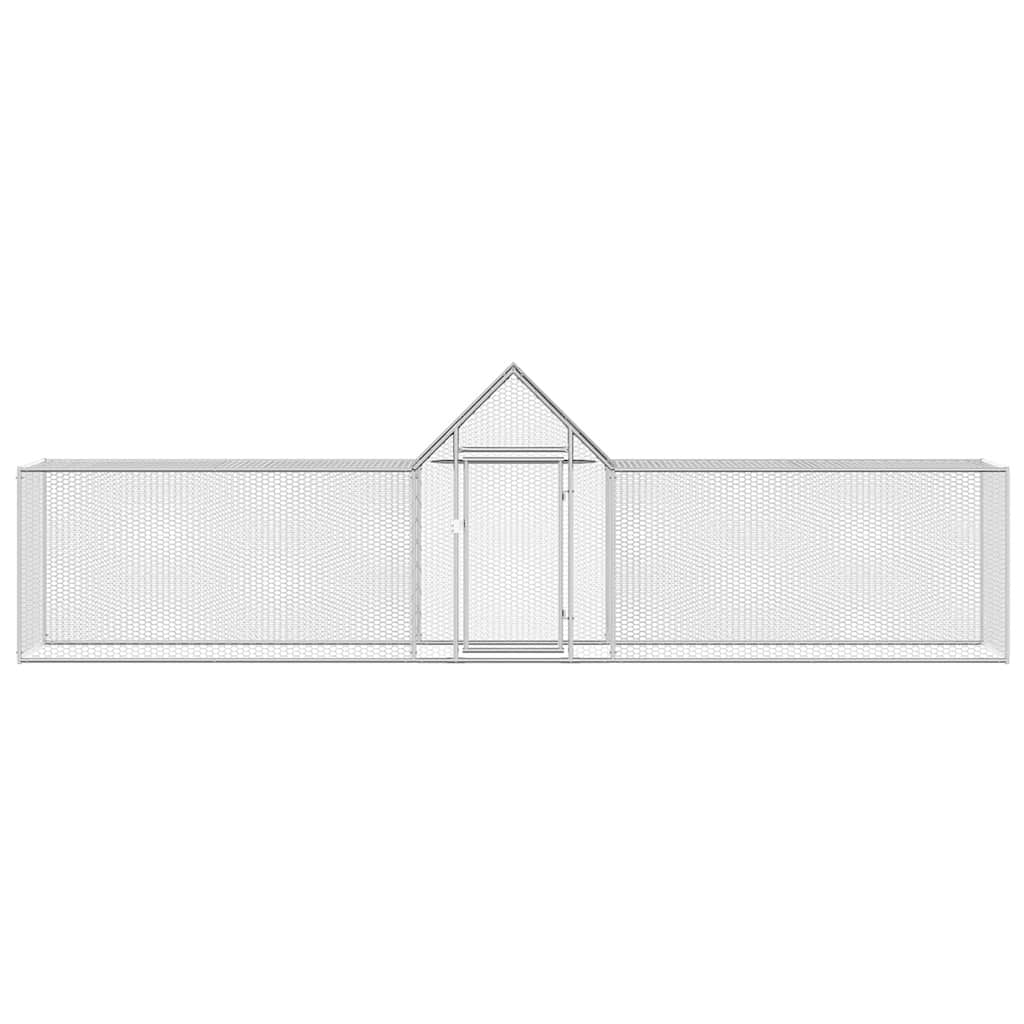 Hönsbur 5x1x1,5 m galvaniserat stål