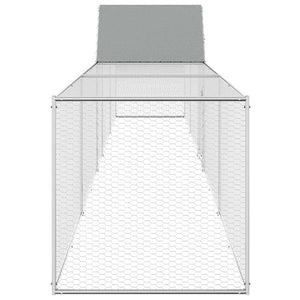 Hönsbur 9x1x1,5 m galvaniserat stål