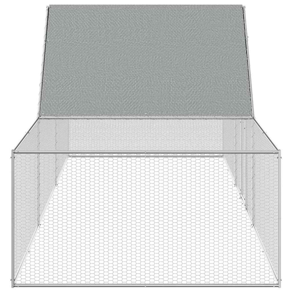 Hönsbur 6x2x2 m galvaniserat stål
