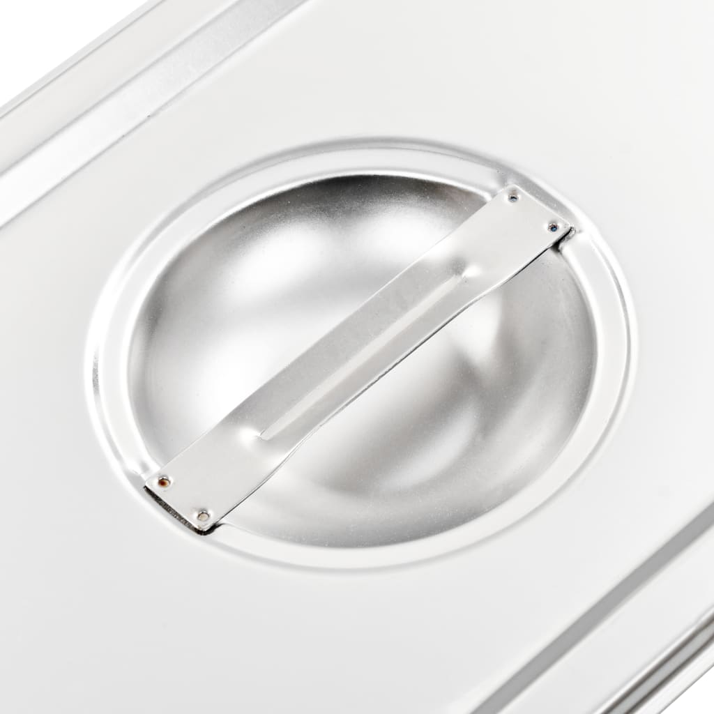 Lock till GN-kantin 1/3 4 st rostfritt stål