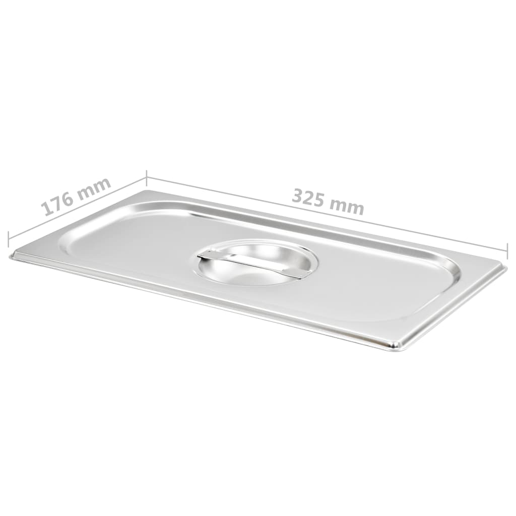 Lock till GN-kantin 1/3 4 st rostfritt stål