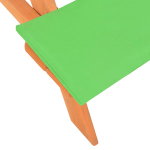 Picknickbord för barn med bänkar 89x79x50 cm massivt granträ