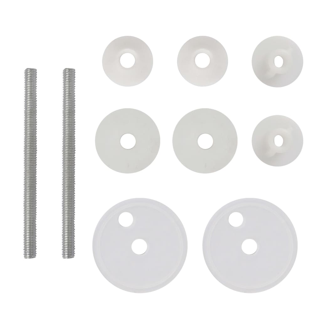 Toalettsitsar med lock 2 st MDF vatten