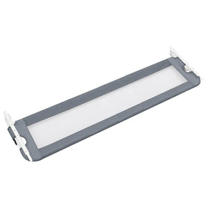 Sängskena för barn grå 150x42 cm polyester