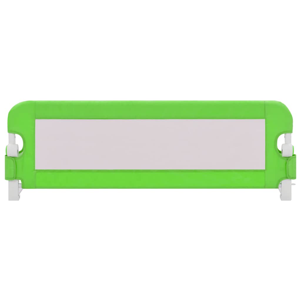 Sängskena för barn grön 120x42 cm polyester