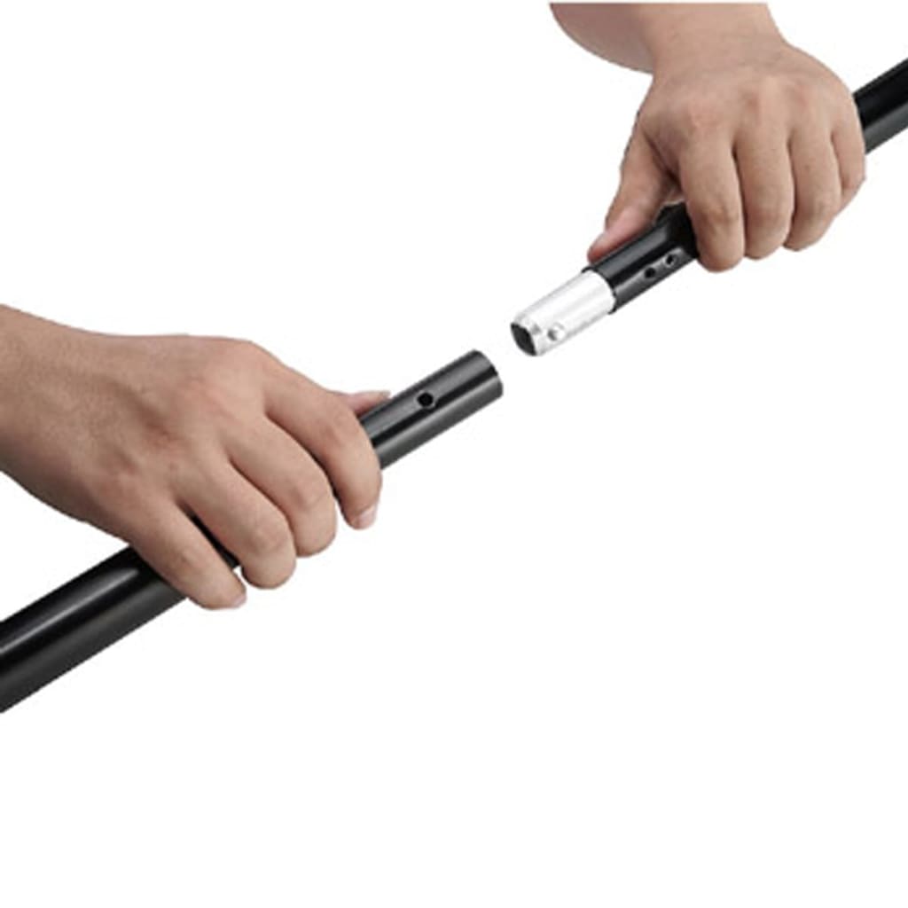 Stativ och fotobakgrund 600 x 300 cm svart