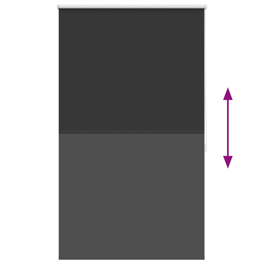 Rullgardin svart 120 x 175 cm mörkläggande