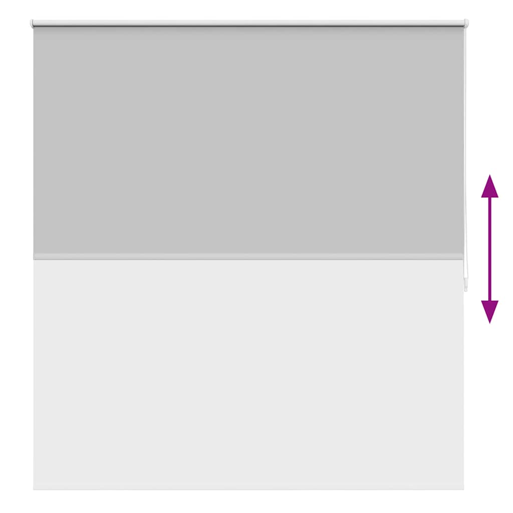 Rullgardin grå 140 x 175 cm mörkläggande