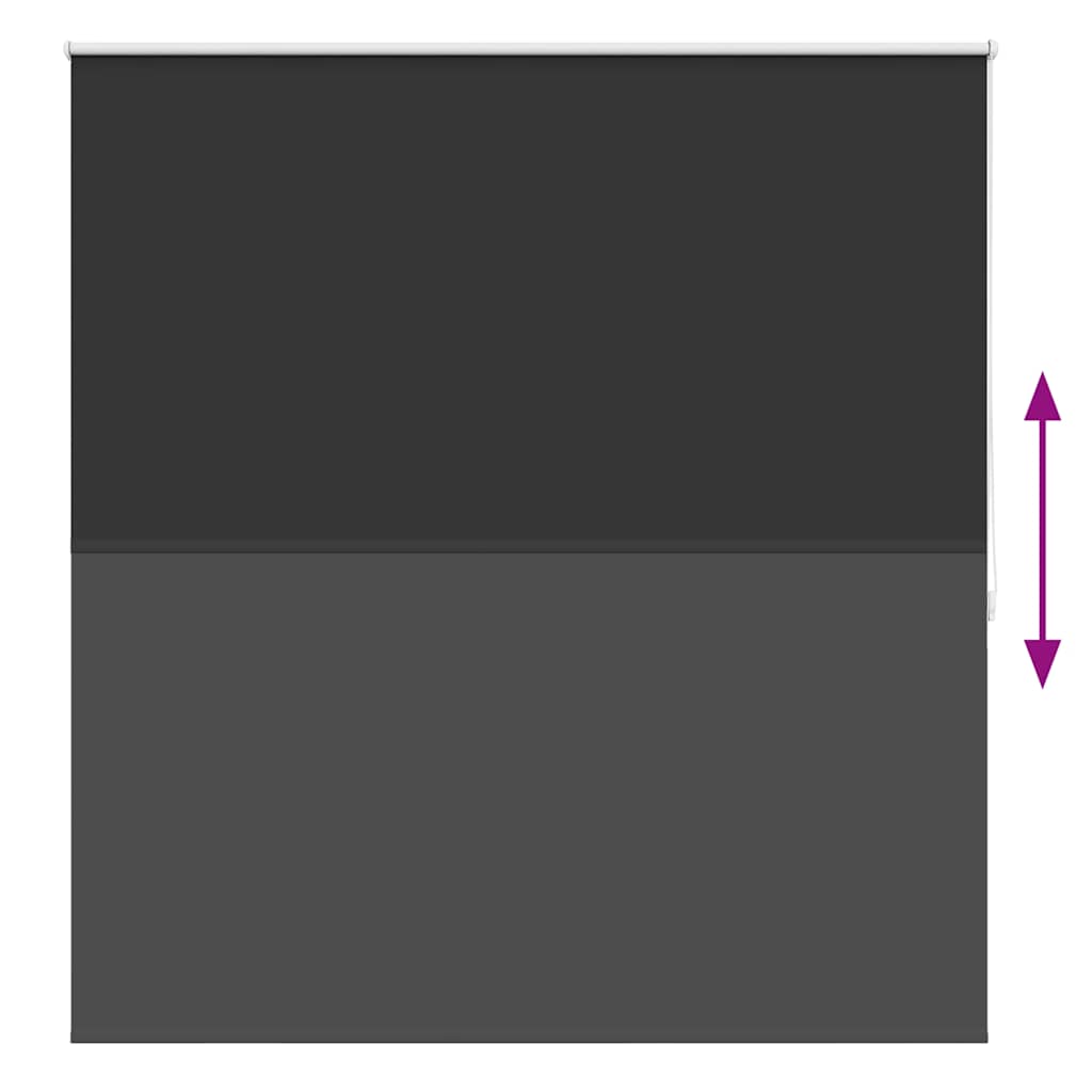 Rullgardin svart 160 x 175 cm mörkläggande