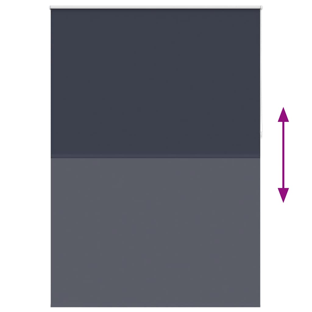 Rullgardin för mörkläggning 140 x 230 cm marinblå