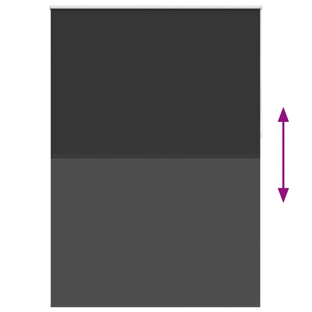 Rullgardin svart 160 x 230 cm mörkläggande