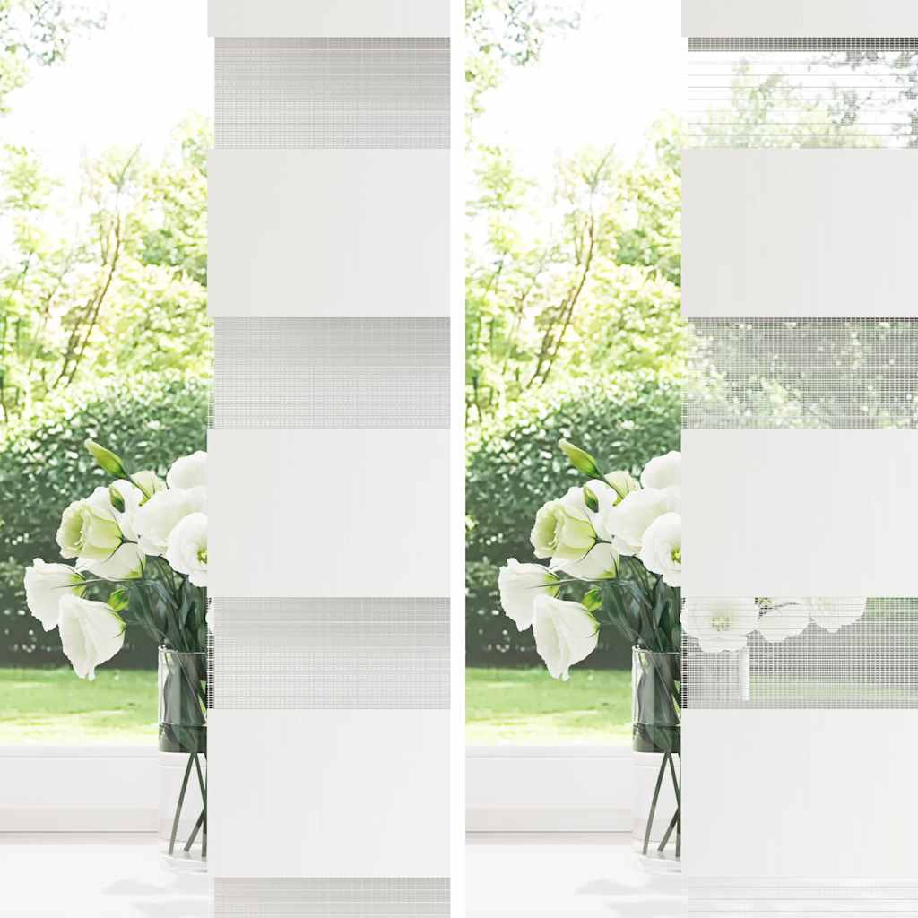 Rullgardin randig grå 50 x 100 cm transparent