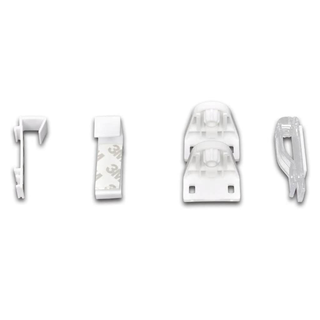 Rullgardin randig grå 60 x 100 cm transparent