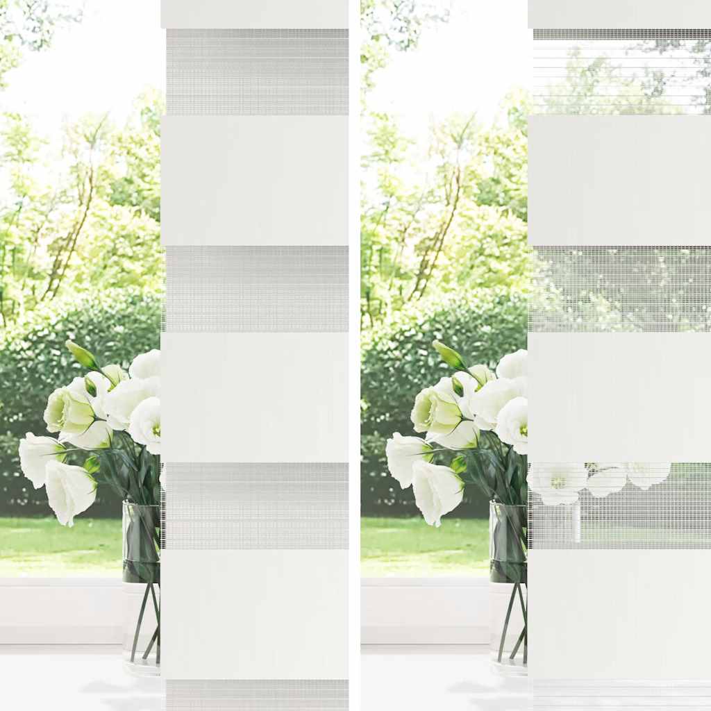 Rullgardin randig grå 70 x 120 cm transparent