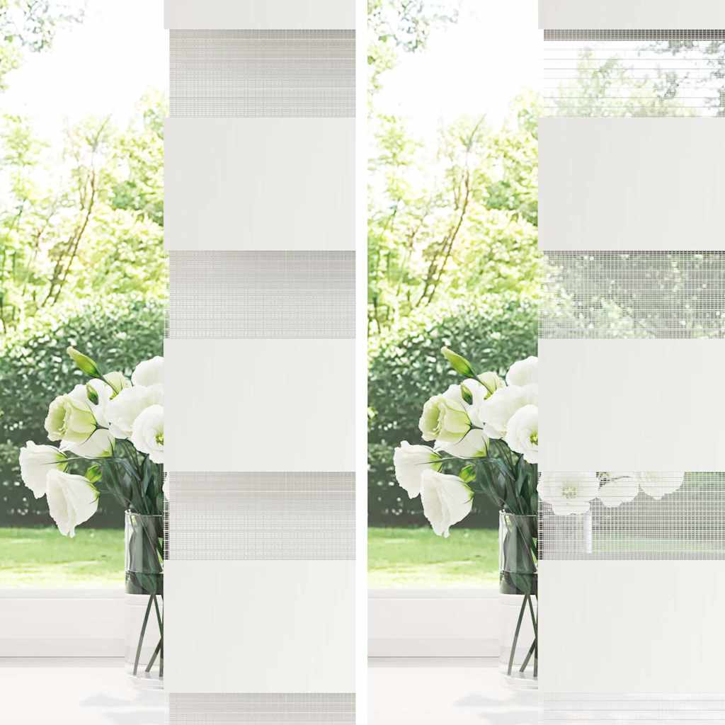 Rullgardin randig svart 70 x 120 cm transparent