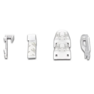 Rullgardin randig grå 80 x 175 cm transparent