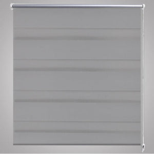 Rullgardin randig grå 90 x 150 cm transparent