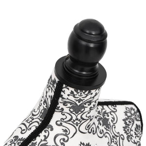 Dambyst svart och vit