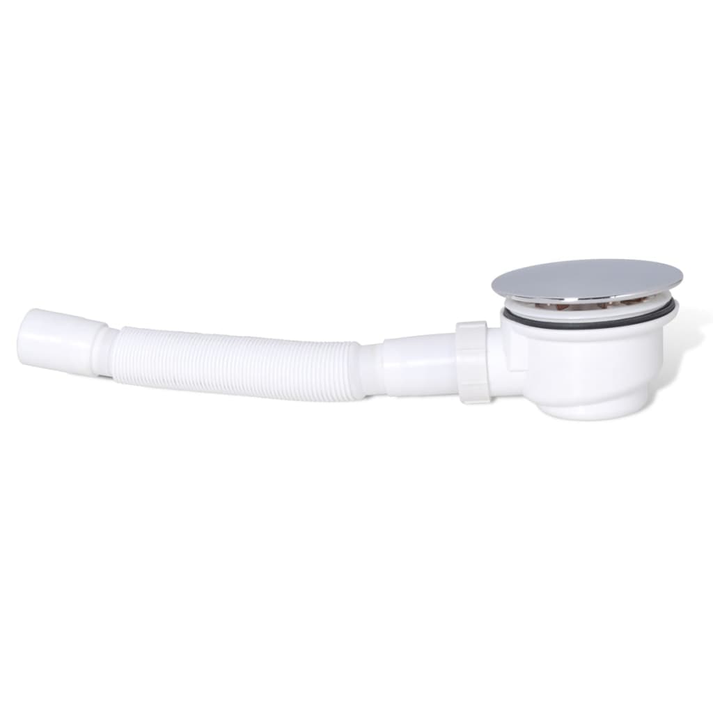 Bottenventil med snabb avrinning och flexibel slang