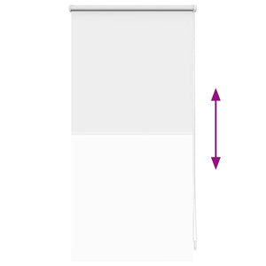 Rullgardin mörkläggande 40x100 cm benvit