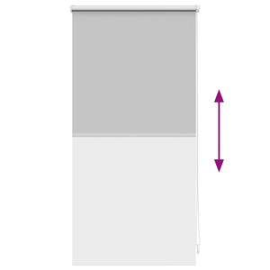 Rullgardin mörkläggande 40x100 cm svart