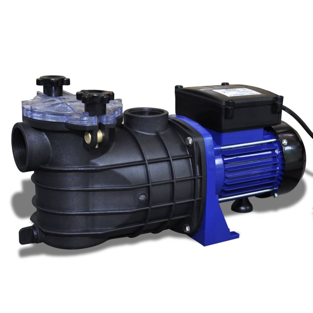 Poolpump elektrisk 500W blå