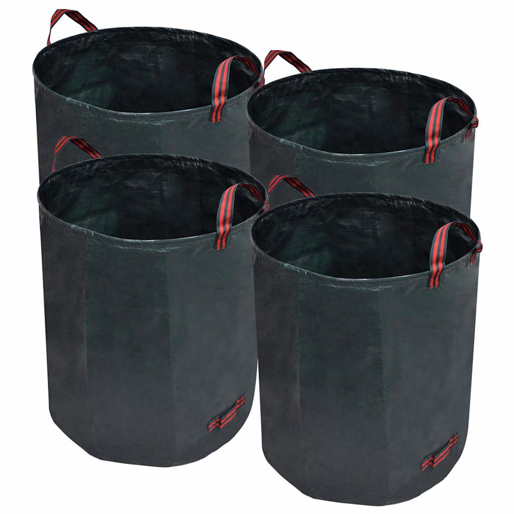 Trädgårdssäck med handtag 272L 4-pack